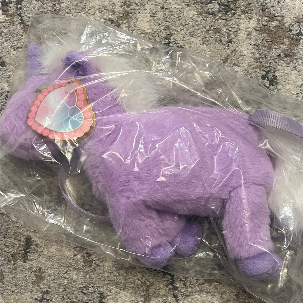 Super smalls Purple Plush Unicorn Toy